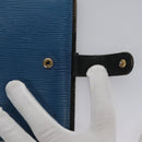LOUIS VUITTON Epi Agenda PM Day Planner Cover Blue R20055 LV Auth 112872-7