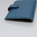 LOUIS VUITTON Epi Agenda PM Day Planner Cover Blue R20055 LV Auth 112872-5