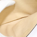CELINE Macadam Canvas Shoulder Bag PVC Leather Brown Gold Auth 112874-21