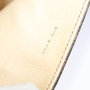 CELINE Macadam Canvas Shoulder Bag PVC Leather Brown Gold Auth 112874-23