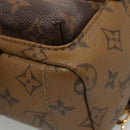 LOUIS VUITTON Monogram Reverse Palm Springs Mini Backpack M42411 LV Auth 112894-9