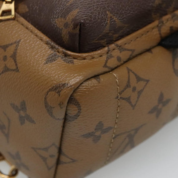 LOUIS VUITTON Monogram Reverse Palm Springs Mini Backpack M42411 LV Auth 112894