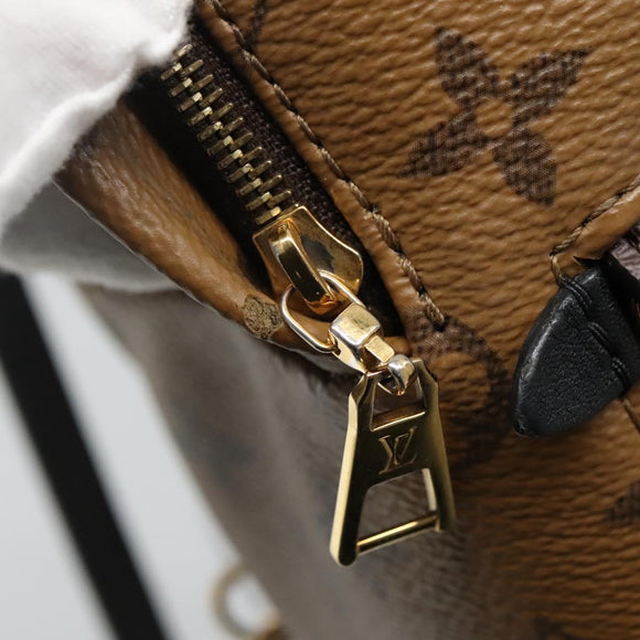 LOUIS VUITTON Monogram Reverse Palm Springs Mini Backpack M42411 LV Auth 112894