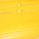 LOUIS VUITTON Monogram Vernis Zippy Wallet Jaune Passion M91733 LV Auth 112909-17