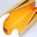 LOUIS VUITTON Monogram Vernis Zippy Wallet Jaune Passion M91733 LV Auth 112909-18