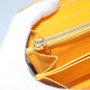 LOUIS VUITTON Monogram Vernis Zippy Wallet Jaune Passion M91733 LV Auth 112909-23