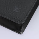 LOUIS VUITTON Epi Sac Plat Hand Bag Black M59082 LV Auth 112912-16