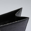 LOUIS VUITTON Epi Sac Plat Hand Bag Black M59082 LV Auth 112912-8