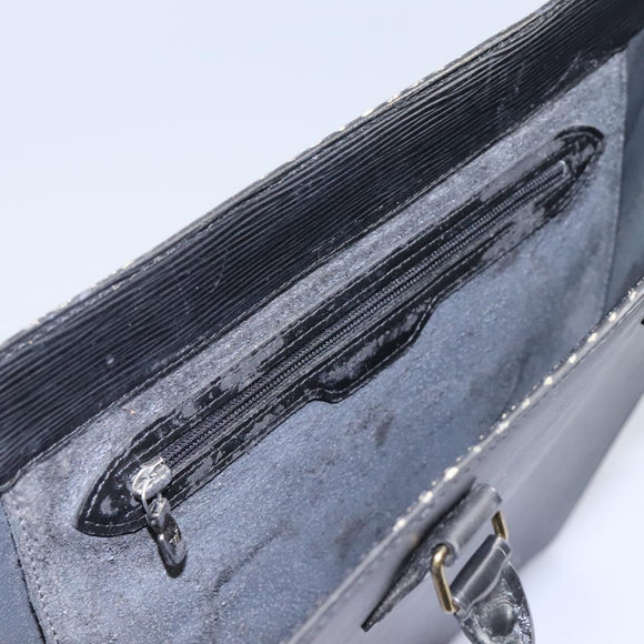 LOUIS VUITTON Epi Sac Plat Hand Bag Black M59082 LV Auth 112912