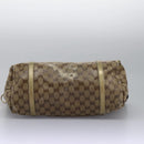 GUCCI GG Crystal Shoulder Bag Beige 197953 Auth 112921-10