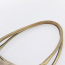 GUCCI GG Crystal Shoulder Bag Beige 197953 Auth 112921-14
