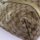 GUCCI GG Crystal Shoulder Bag Beige 197953 Auth 112921-14
