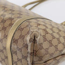 GUCCI GG Crystal Shoulder Bag Beige 197953 Auth 112921-17