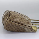 GUCCI GG Crystal Shoulder Bag Beige 197953 Auth 112921-5