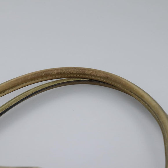 GUCCI GG Crystal Shoulder Bag Beige 197953 Auth 112921