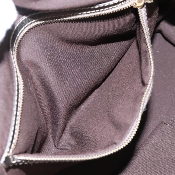 GUCCI Bamboo GG Canvas Hand Bag 2way Beige Auth 112922