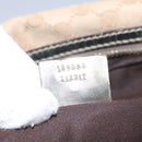 GUCCI Bamboo GG Canvas Hand Bag 2way Beige Auth 112922-12