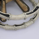 GUCCI Bamboo GG Canvas Hand Bag 2way Beige Auth 112922-9