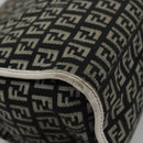 FENDI Zucchino Canvas Hand Bag Black Auth 112924-12