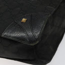 GUCCI GG Canvas Tote Bag Black 120898 Auth 112927-9