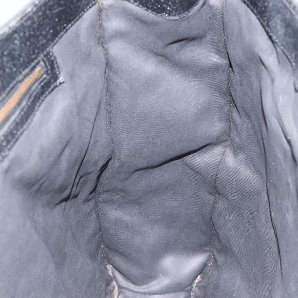 GUCCI GG Canvas Tote Bag Black 120898 Auth 112927