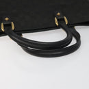 GUCCI GG Canvas Tote Bag Black 120898 Auth 112927-7