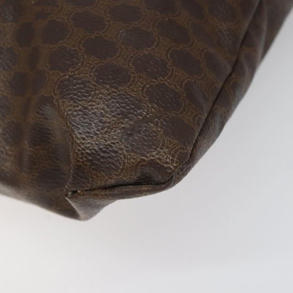 CELINE Macadam Canvas Tote Bag PVC Brown Auth 112928