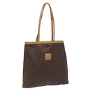 CELINE Macadam Canvas Tote Bag PVC Brown Auth 112928-1