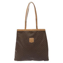 CELINE Macadam Canvas Tote Bag PVC Brown Auth 112928-13