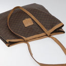 CELINE Macadam Canvas Tote Bag PVC Brown Auth 112928-6