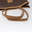 CELINE Macadam Canvas Tote Bag PVC Brown Auth 112928-7