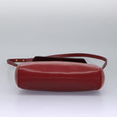 CELINE Shoulder Bag Leather Red Auth 112931-5