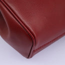 CELINE Shoulder Bag Leather Red Auth 112931-14