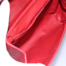 CELINE Shoulder Bag Leather Red Auth 112931-11