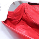 CELINE Shoulder Bag Leather Red Auth 112931-20