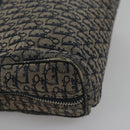 Christian Dior Trotter Canvas Hand Bag Navy Auth 112936-14