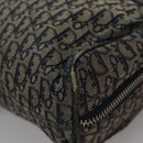 Christian Dior Trotter Canvas Hand Bag Navy Auth 112936-15