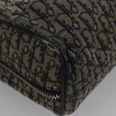 Christian Dior Trotter Canvas Hand Bag Navy Auth 112936-9