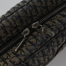Christian Dior Trotter Canvas Hand Bag Navy Auth 112936-10