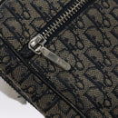 Christian Dior Trotter Canvas Hand Bag Navy Auth 112936-17