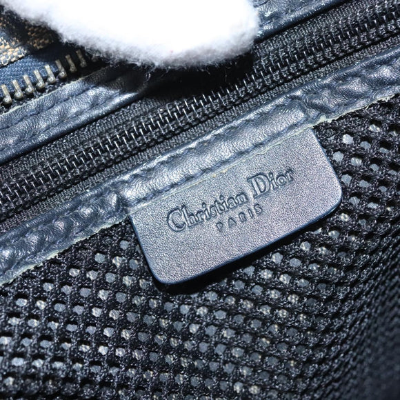 Christian Dior Trotter Canvas Hand Bag Navy Auth 112936