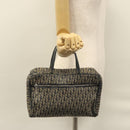Christian Dior Trotter Canvas Hand Bag Navy Auth 112936-25