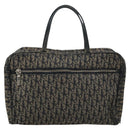 Christian Dior Trotter Canvas Hand Bag Navy Auth 112936-13