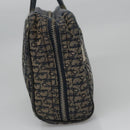 Christian Dior Trotter Canvas Hand Bag Navy Auth 112936-4