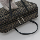 Christian Dior Trotter Canvas Hand Bag Navy Auth 112936-6