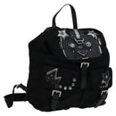 PRADA Backpack Nylon Black Auth 112941V-1