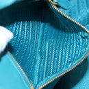 PRADA Hand Bag Nylon Green Auth 112942-28