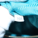PRADA Hand Bag Nylon Green Auth 112942-12