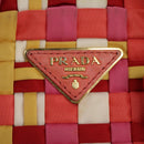 PRADA Hand Bag Nylon 2way Red Auth 112943-10