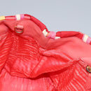 PRADA Hand Bag Nylon 2way Red Auth 112943-19
